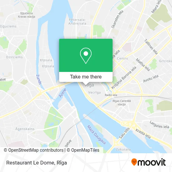 Restaurant Le Dome map