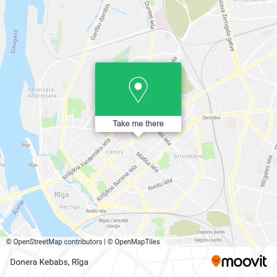 Donera Kebabs map