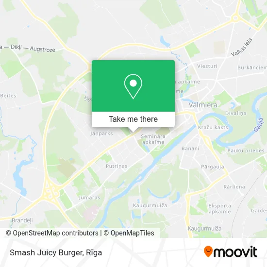 Smash Juicy Burger map