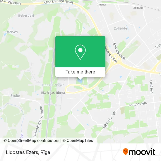 Lidostas Ezers map