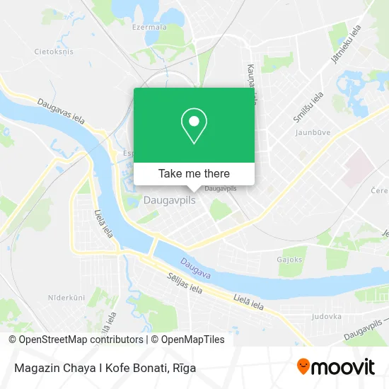 Magazin Chaya I Kofe Bonati map