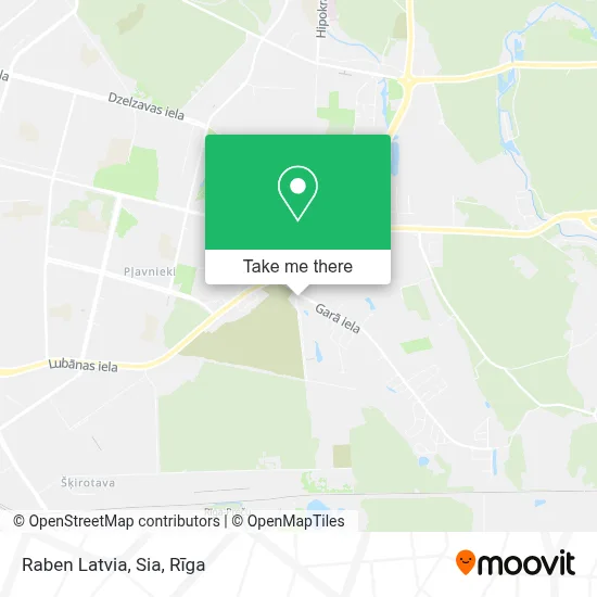 Raben Latvia, Sia map