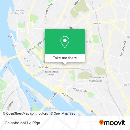 Gaisabaloni.Lv map