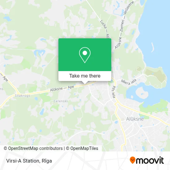 Virsi-A Station map