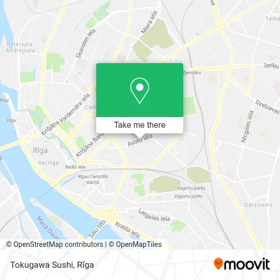Tokugawa Sushi map