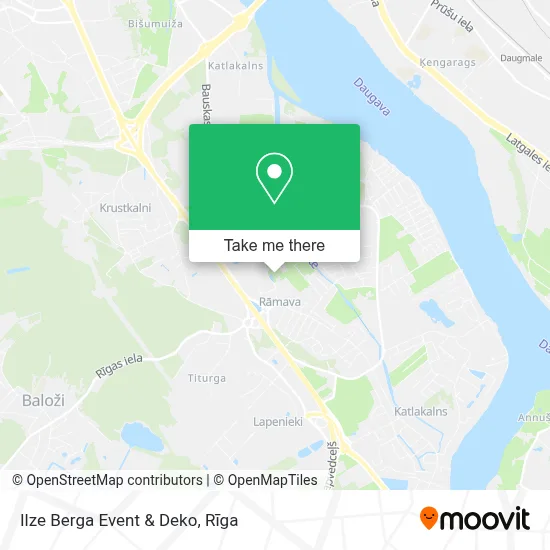 Ilze Berga Event & Deko map