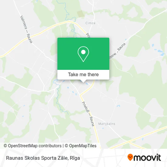 Raunas Skolas Sporta Zāle map