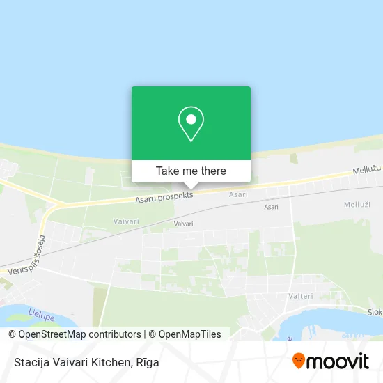 Stacija Vaivari Kitchen map