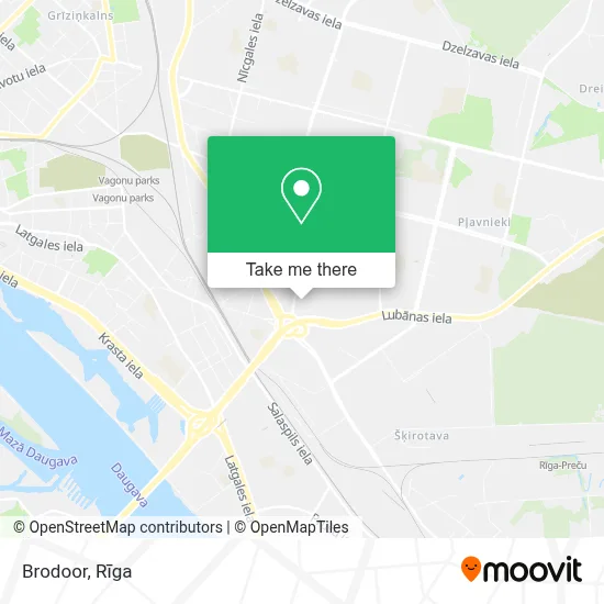Brodoor map