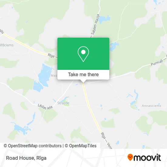 Road House map