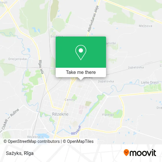 Sažyks map