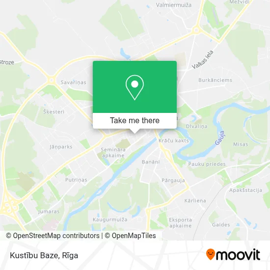 Kustību Baze map