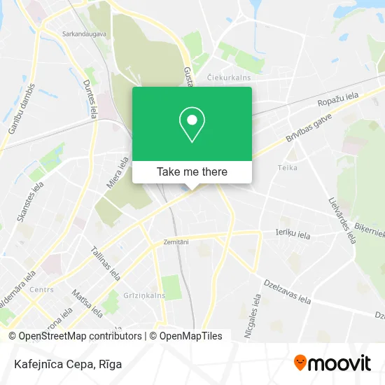 Kafejnīca Cepa map