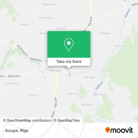 Aizupe map