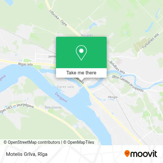 Motelis Grīva map