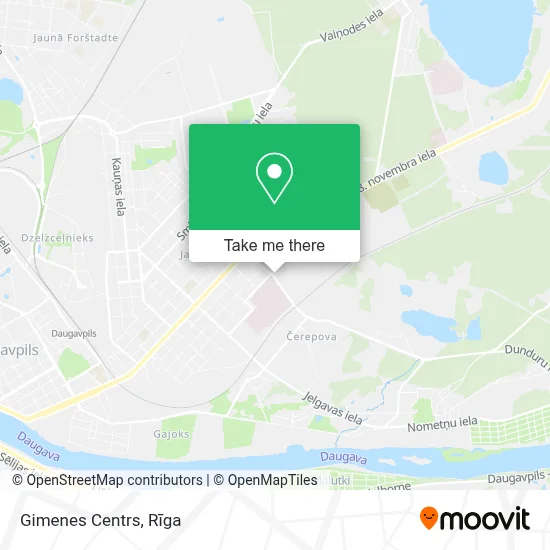 Gimenes Centrs map