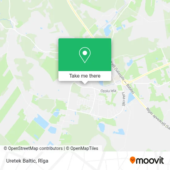 Uretek Baltic map