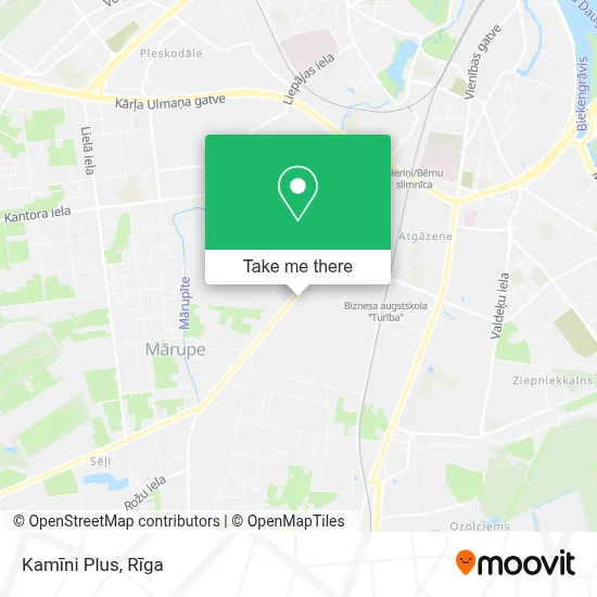 Kamīni Plus map