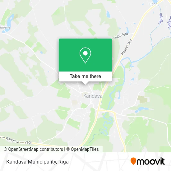 Kandava Municipality map