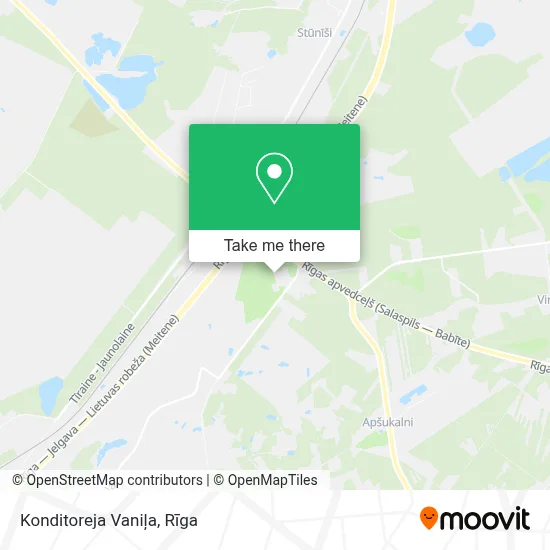 Konditoreja Vaniļa map