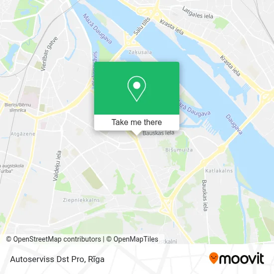 Autoserviss Dst Pro map