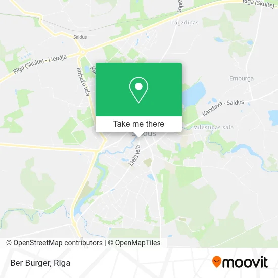 Ber Burger map