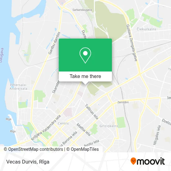 Vecas Durvis map