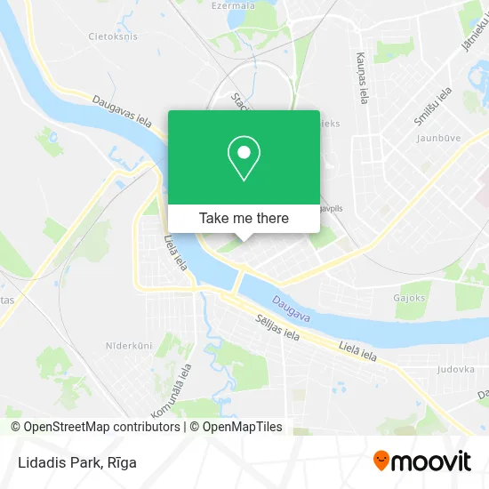 Lidadis Park map