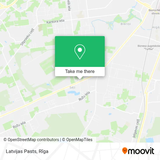 Latvijas Pasts map