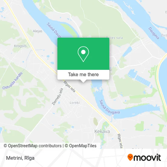 Metrini map