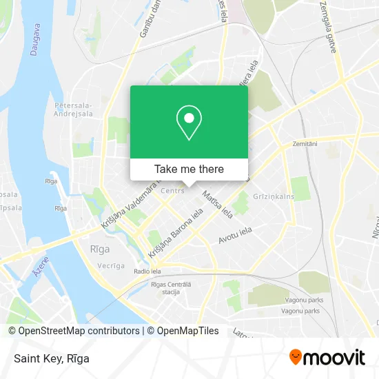 Saint Key map