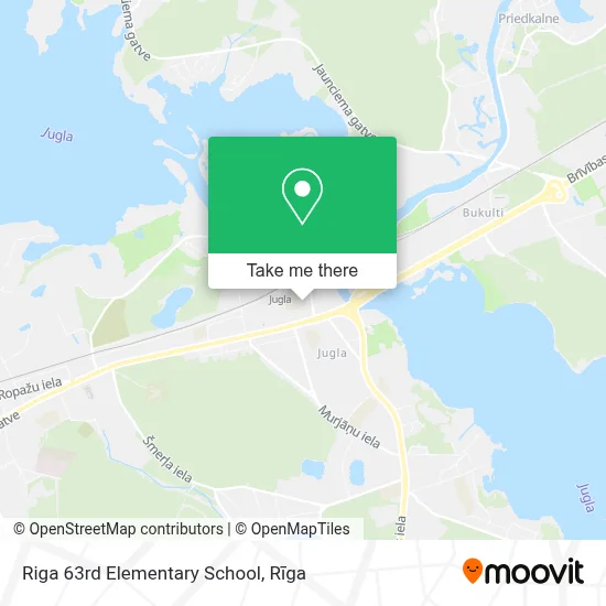 Riga 63rd Elementary School map