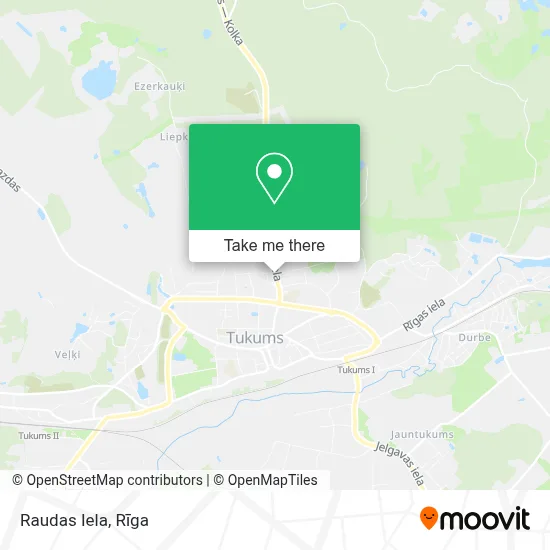 Raudas Iela map