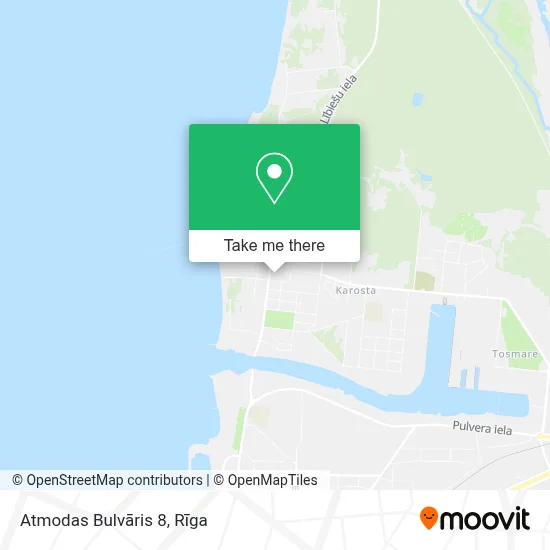 Atmodas Bulvāris 8 map