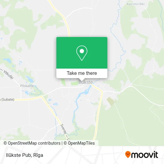 Ilūkste Pub map