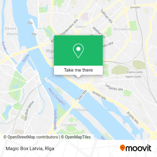 Magic Box Latvia map