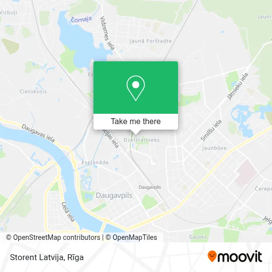 Storent Latvija map