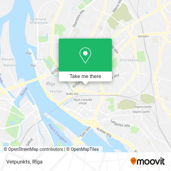 Vetpunkts map