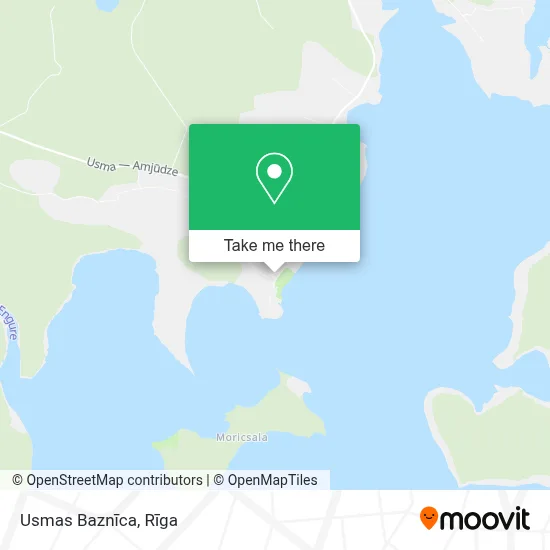 Usmas Baznīca map