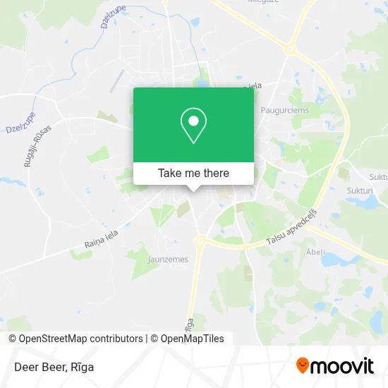 Deer Beer map