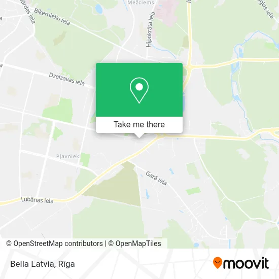 Bella Latvia map
