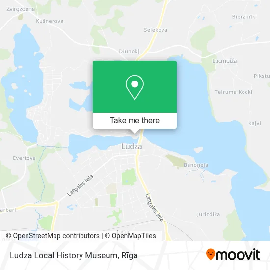 Ludza Local History Museum map
