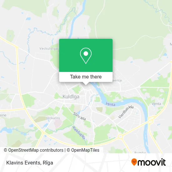 Klavins Events map