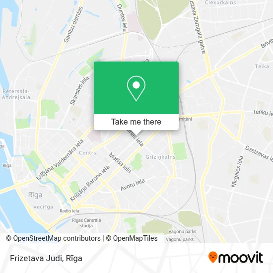 Frizetava Judi map