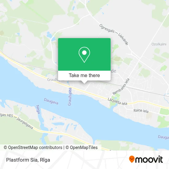 Plastform Sia map