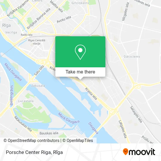 Porsche Center Riga map