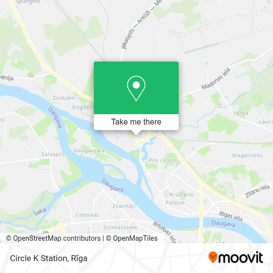 Circle K Station map