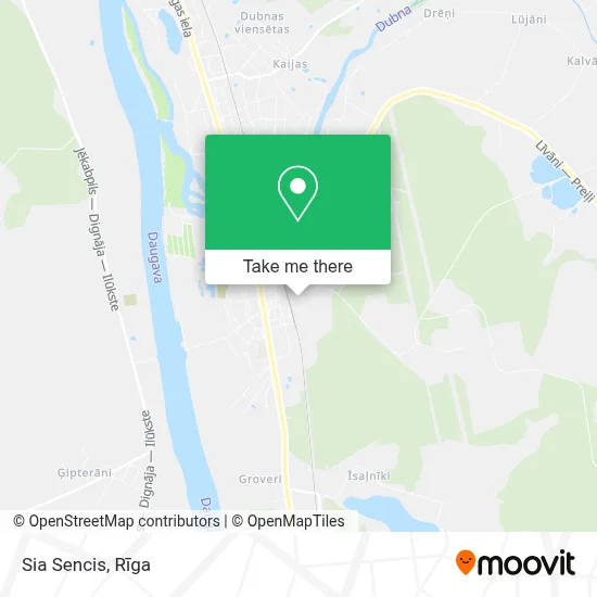 Sia Sencis map