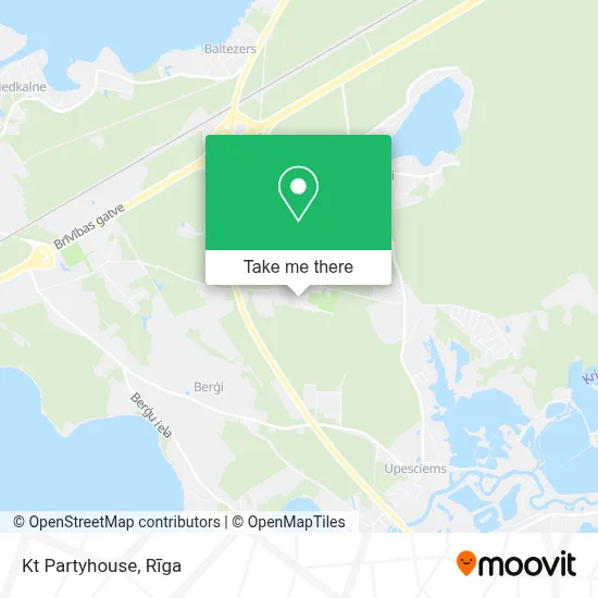 Kt Partyhouse map