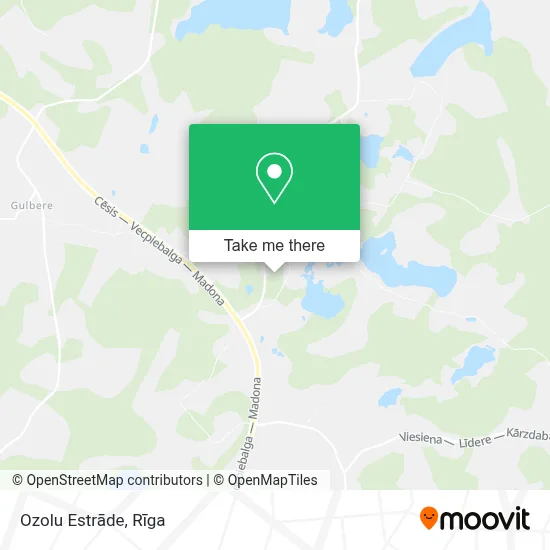 Ozolu Estrāde map